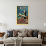 Kellar Levitation Vintage Magic Unframed Print Wall Art