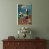 Kellar Levitation Vintage Magic Unframed Print Wall Art