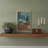 Thurston Out Of A Hat Vintage Magic Unframed Print Wall Art