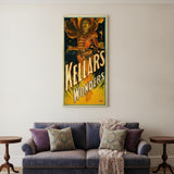 24" X 48" Keller's Wonders Vintage Magic Poster Wall Art
