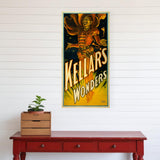 18" X 36" Keller's Wonders Vintage Magic Poster Wall Art