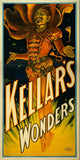18" X 36" Keller's Wonders Vintage Magic Poster Wall Art