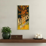 6" X 12" Keller's Wonders Vintage Magic Poster Wall Art