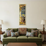 18" X 54" Thurston Rope Trick Vintage Magic Poster Wall Art