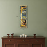 8" X 24" Thurston Rope Trick Vintage Magic Poster Wall Art