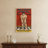 12" X 18" Houdini In Handcuffs Vintage Magic Poster Wall Art