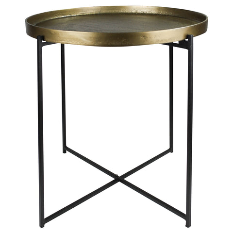 20" Gold and Black Aluminum and Metal