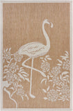 8' X 10' Beige Indoor Outdoor Area Rug