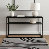 4' X 6' Gray Abstract Power Loom Area Rug