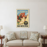 Vintage 1950s Bryce Canyon National Park Unframed Print Wall Art