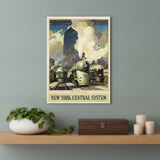 Cleveland Union Terminal Vintage Travel Unframed Print Wall Art