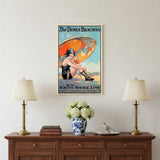Dunes Beaches Vintage Travel Unframed Print Wall Art