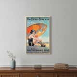 Gulf Coast Golf 1932 Vintage Travel Unframed Print Wall Art