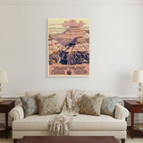 36" X 48" Grand Canyon C1938 Vintage Travel Poster Wall Art