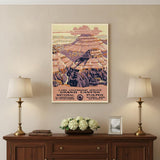 20" X 28" Grand Canyon C1938 Vintage Travel Poster Wall Art