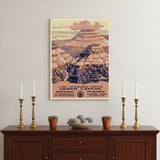 18" X 24" Grand Canyon C1938 Vintage Travel Poster Wall Art