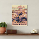 11" X 14" Grand Canyon C1938 Vintage Travel Poster Wall Art