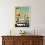 11" X 14" Hotel Sahara C1960S Las Vegas Vintage Travel Poster Wall Art