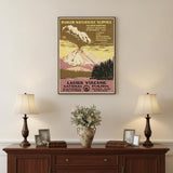 18" X 24" Lassen Volcanic National Park Vintage Travel Poster Wall Art