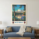 36" X 48" Mt. St. Helens C1920S Vintage Travel Poster Wall Art