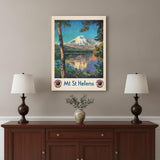 24" X 32" Mt. St. Helens C1920S Vintage Travel Poster Wall Art