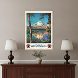 11" X 14" Mt. St. Helens C1920S Vintage Travel Poster Wall Art