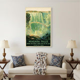 36" X 54" Niagra Falls New York C1920S Vintage Travel Poster Wall Art