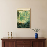 20" X 30" Niagra Falls New York C1920S Vintage Travel Poster Wall Art