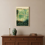 16" X 24" Niagra Falls New York C1920S Vintage Travel Poster Wall Art