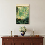 12" X 18" Niagra Falls New York C1920S Vintage Travel Poster Wall Art
