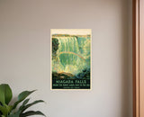 9" X 12" Niagra Falls New York C1920S Vintage Travel Poster Wall Art