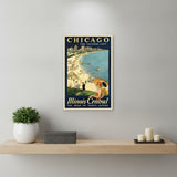 Vintage 1934 California Travel Unframed Print Wall Art