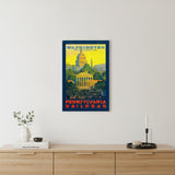 West Point New York Vintage Travel Unframed Print Wall Art