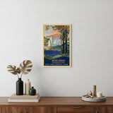 West Point New York Vintage Travel Unframed Print Wall Art