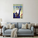 New York 1939 World's Fair Vintage Travel Unframed Print Wall Art