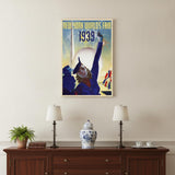 New York 1939 World's Fair Vintage Travel Unframed Print Wall Art
