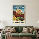 Zion National Utah Unframed Print Wall Art
