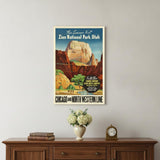 Zion National Utah Unframed Print Wall Art