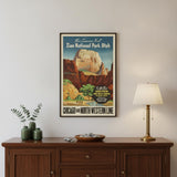 Zion National Utah Unframed Print Wall Art