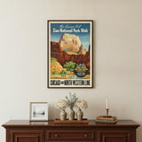 Zion National Utah Unframed Print Wall Art
