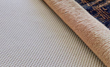 2' x 4' Ivory Striped Weave Non Slip Rug Pad