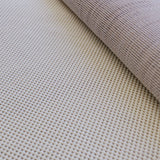 4' x 6' Ivory Striped Weave Non Slip Rug Pad