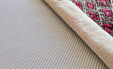 8' x 10' Ivory Striped Weave Non Slip Rug Pad