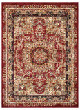 5' X 7' Red Royal Medallion Area Rug