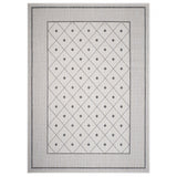 8' X 9' Gray Indoor Outdoor Area Rug