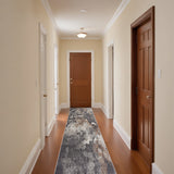 2' X 10' Beige Cobblestone Pattern Runner Rug