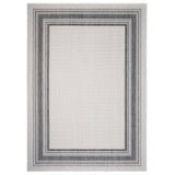 3' X 5' Gray Indoor Outdoor Area Rug