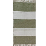8' X 10' Teal Blue And Ivory Geometric Washable Indoor Outdoor Area Rug