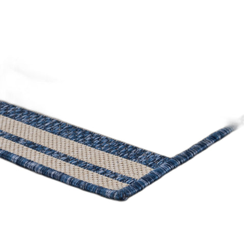 2' X 3' Blue And Gray Nautical Indoor Outdoor Area Rug