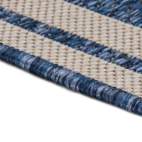 2' X 3' Blue And Gray Nautical Indoor Outdoor Area Rug